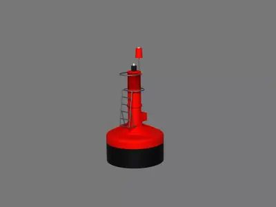 Weather Buoy Cape Town 3D model