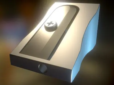 Sharpener clock 3D model