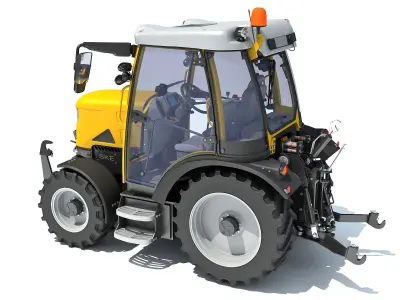 Farm Tractor 3D model get