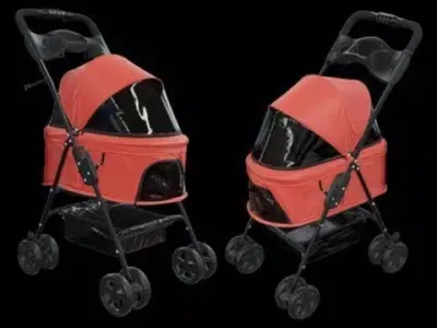 Baby Stroller2 Low-poly 3D model