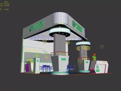 Exhibition - Area -6X6-3DMAX2012-018 3D model