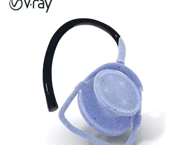 Stethoscope Model Pack for Medical and Educational Visuals Low-poly 3D model