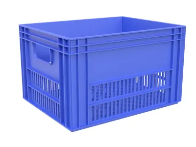 Plastic crate 45 3D model