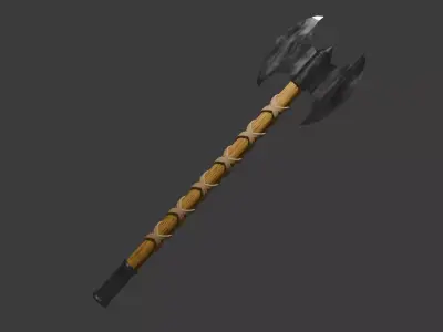 Valkyrie ax servant of Odin 3D model