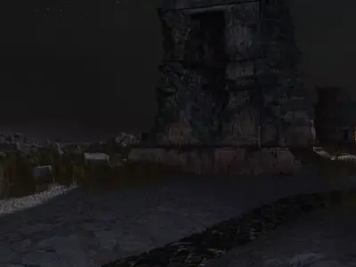 Ruins Of An Ancient City 3D model