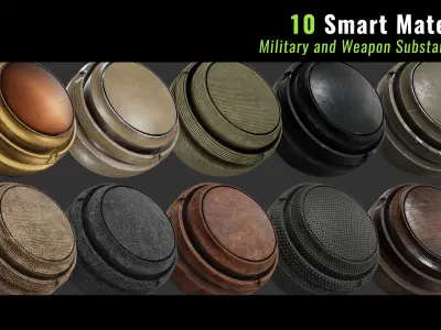 10 Military and Weapon - Smart Materials - Vol 01 Texture