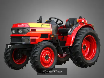 475 DI XP PLUS  - JIVO 365DI  - Tractors  2 in 1 3D Model Pack