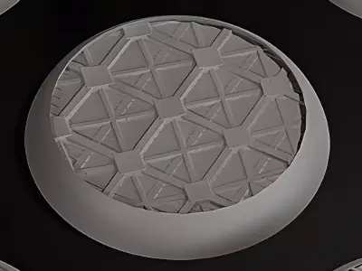 Sci-Fi Industrial Base - Free Sample - 10-Piece Set Free 3D print model
