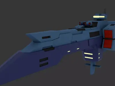 ESF-SC01 Baikal-class 3D model
