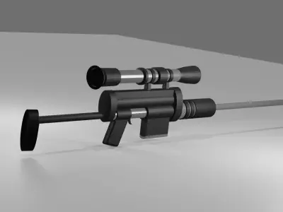 sniper Rifle 3D model