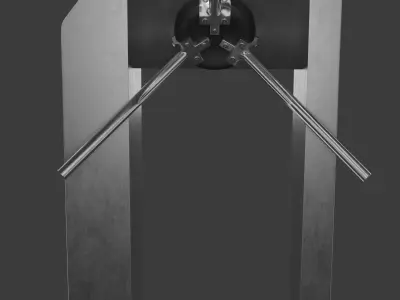 3D Realistic Turnstile Model 3D model