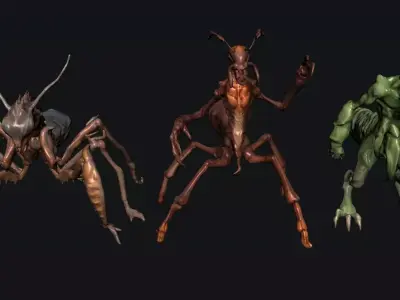 Creature Monsters 3D model