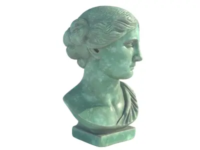 venus bust Low-poly 3D model