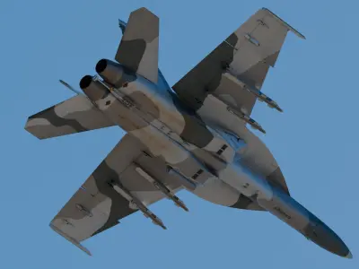 Boeing F A-18E F Super Hornet 3D model