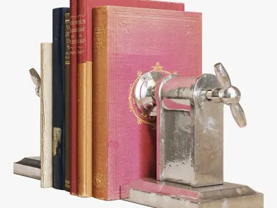 Flamant book-end helix screw 3D model
