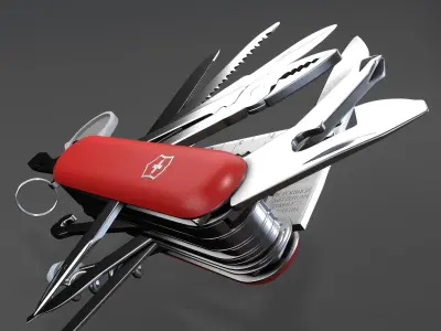 Victorinox SwissChamp Red 1 6795 3D Model 3D model