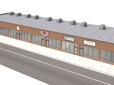 Retail-071 Retail Store 3D model