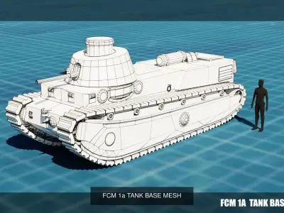 20 TANKS BASE MESHES VOL 2 3D Model Pack