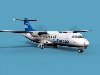 ATR  ATR-42-500 Air Europa 3D model