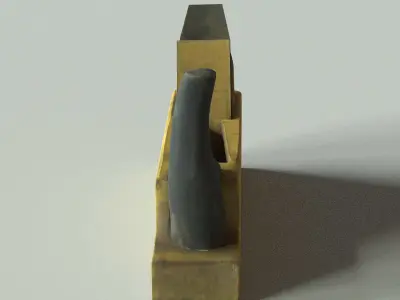 Jack Plane Low Poly Low-poly 3D model