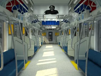 Japan Rail 3D model