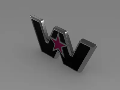 Western Star Logo 3D model