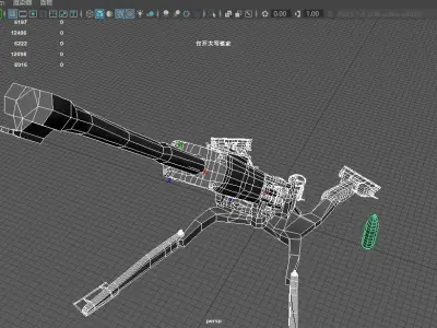 The M777 howitzer can be used in military games 3D model