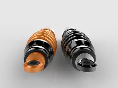 Shock absorber 3D model