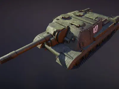 Tanks Pack Low-poly 3D model by arvart-lit