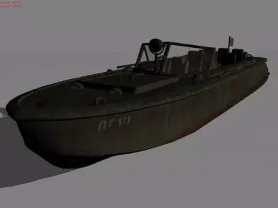Boat PC117 Low-poly 3D model