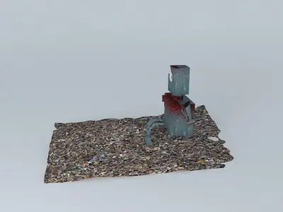 Dead Robot Free 3D model