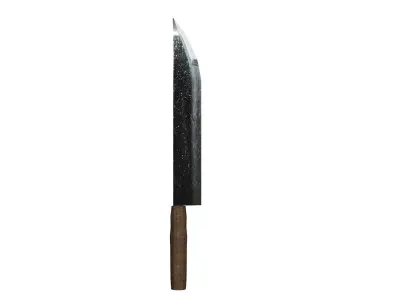 Free Tanning Knife Medieval Leatherworking Tool  Game Ready PBR Free low-poly 3D model