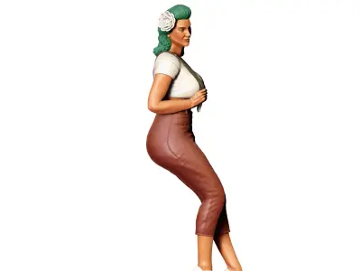 N9 Pin-up girl 3D print model