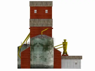 Elevator for corn 3D model