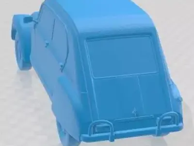 Citroen Dyane 1967 Printable Car 3D print model