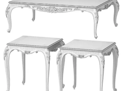 andrea fanfani coffee table 733 3D model