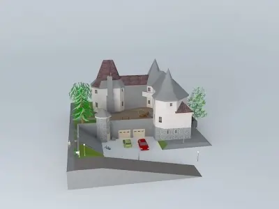 Mini Castle Free 3D model