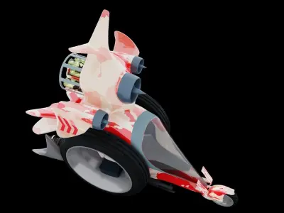 war vehicle  Free 3D model