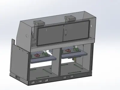 Pressure test platform 3D model