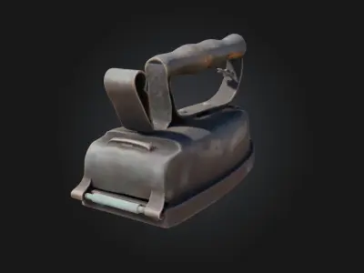 Vintage Iron  Timeless Tool of the Past 3D model