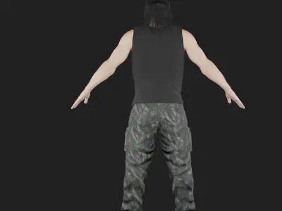Alex Henderson Low-poly 3D model