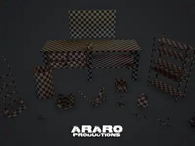GarageTools And Free SBSAR Low-poly 3D model