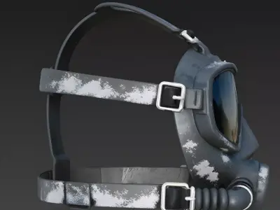 Realistic Professional Diving Mask Set 3D Model 3D Model Low-poly 3D model
