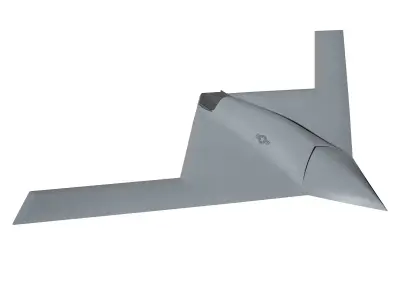 3D RQ-180 Unmanned reconnaissance aircraft 3D model