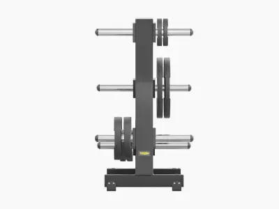 Technogym Disk Rack Pure 3D model