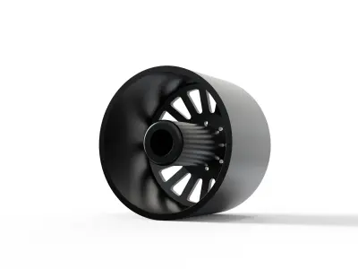 FRONT SPECIALITY FORGED D004 WHEEL 3D MODEL 3D model