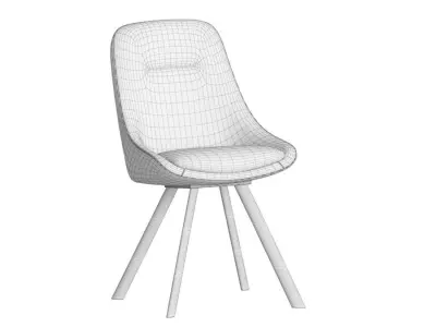 Daniel Swivel Dining Chair 3D model