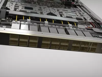 AI Data Center Server VR200 Switch Tray  Node Realistic 3Dmodel 3D model
