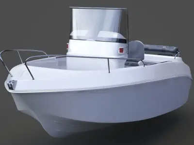 Motor Boat 01 3D model