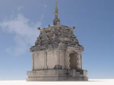 Asia temple 3D model